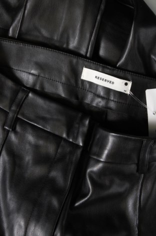 Damen Lederhose Reserved, Größe M, Farbe Schwarz, Preis 10,90 €