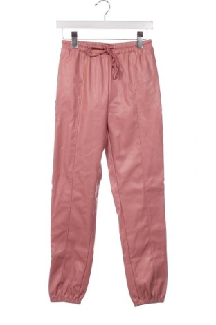 Γυναικείο παντελόνι δερμάτινο SHEIN, Μέγεθος XS, Χρώμα Ρόζ , Τιμή 8,90 €