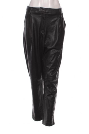 Γυναικείο παντελόνι δερμάτινο Signature, Μέγεθος L, Χρώμα Μαύρο, Τιμή 5,56 €
