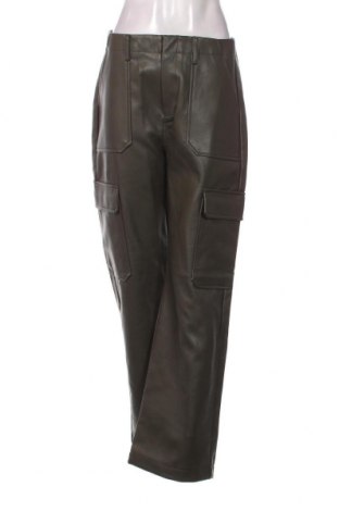 Dámské kožené kalhoty  Sinsay, Velikost M, Barva Zelená, Cena  349,00 Kč