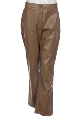 Pantaloni de piele pentru damă Trendyol, Mărime M, Culoare Maro, Preț 36,71 Lei