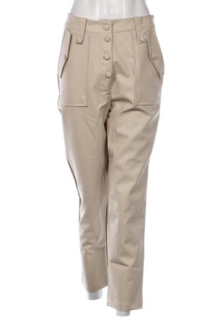 Дамски кожен панталон Trendyol, Размер M, Цвят Бежов, Цена 13,95 лв.