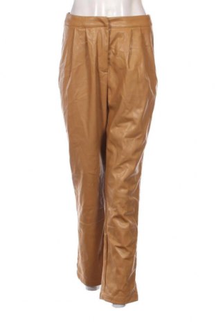 Дамски кожен панталон Vero Moda, Размер XS, Цвят Кафяв, Цена 3,24 лв.