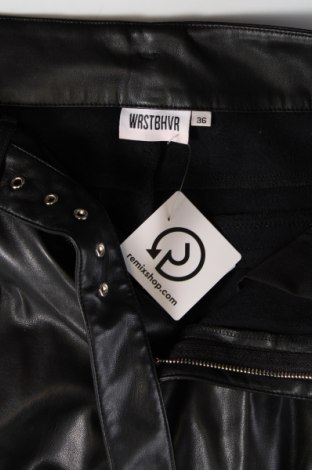 Γυναικείο παντελόνι δερμάτινο WRSTBHVR, Μέγεθος S, Χρώμα Μαύρο, Τιμή 55,62 €