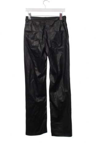 Дамски кожен панталон Zara, Размер S, Цвят Черен, Цена 14,78 лв.
