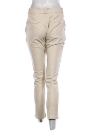 Дамски кожен панталон Zara, Размер M, Цвят Екрю, Цена 27,00 лв.