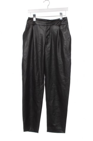 Pantaloni de piele pentru damă Zara, Mărime S, Culoare Negru, Preț 31,09 Lei