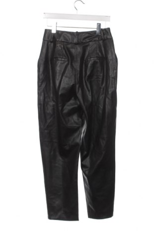 Pantaloni de piele pentru damă Zara, Mărime S, Culoare Negru, Preț 31,09 Lei
