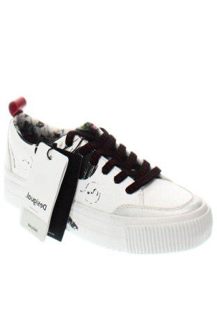 Γυναικεία παπούτσια Desigual, Μέγεθος 36, Χρώμα Λευκό, Τιμή 88,66 €