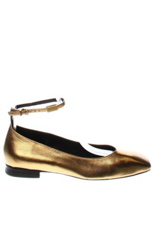 Дамски обувки Massimo Dutti, Размер 38, Цвят Златист, Цена 156,81 лв.