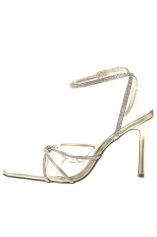 Γυναικεία παπούτσια Pretty Little Thing, Μέγεθος 38, Χρώμα Χρυσαφί, Τιμή 31,96 €