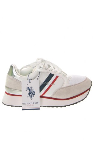 Дамски обувки U.S. Polo Assn., Размер 36, Цвят Бял, Цена 103,20 лв.