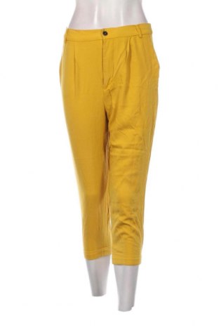 Дамски панталон, Размер XS, Цвят Жълт, Цена 10,76 лв.