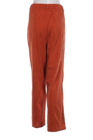 Pantaloni de velvet de femei, Mărime L, Culoare Portocaliu, Preț 15,26 Lei