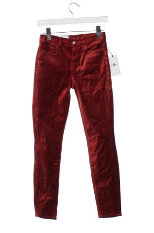 Pantaloni de femei 7 For All Mankind, Mărime XS, Culoare Roșu, Preț 192,11 Lei
