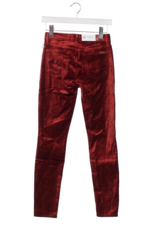 Γυναικείο παντελόνι 7 For All Mankind, Μέγεθος XS, Χρώμα Κόκκινο, Τιμή 76,77 €