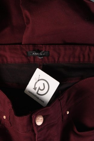Дамски панталон Amisu, Размер M, Цвят Червен, Цена 9,28 лв.