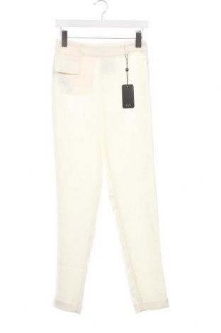 Дамски панталон Armani Exchange, Размер XS, Цвят Екрю, Цена 204,00 лв.