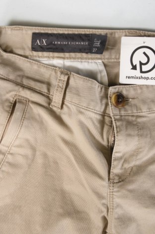 Дамски панталон Armani Exchange, Размер S, Цвят Бежов, Цена 44,10 лв.