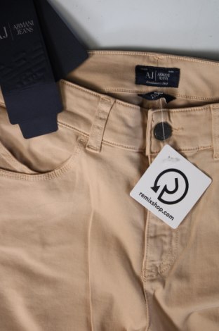 Pantaloni de femei Armani Jeans, Mărime M, Culoare Bej, Preț 518,69 Lei