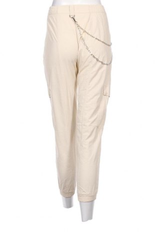 Дамски панталон Bershka, Размер XS, Цвят Бежов, Цена 46,00 лв.