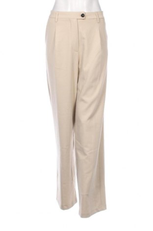 Дамски панталон Bershka, Размер XL, Цвят Бежов, Цена 20,70 лв.