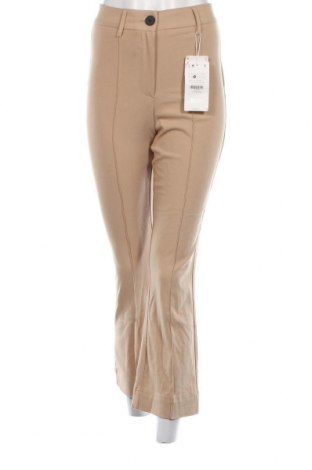 Pantaloni de femei Bershka, Mărime S, Culoare Bej, Preț 45,40 Lei