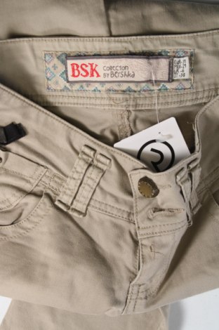 Pantaloni de femei Bershka, Mărime S, Culoare Bej, Preț 22,44 Lei