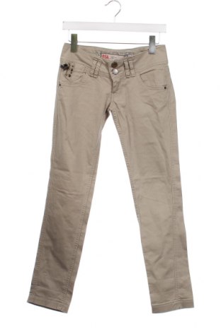Pantaloni de femei Bershka, Mărime S, Culoare Bej, Preț 22,44 Lei