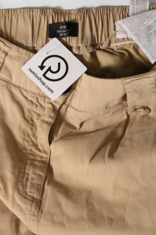 Pantaloni de femei Bershka, Mărime M, Culoare Bej, Preț 27,66 Lei