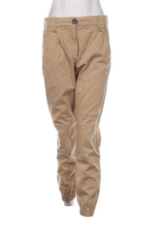 Pantaloni de femei Bershka, Mărime M, Culoare Bej, Preț 95,39 Lei