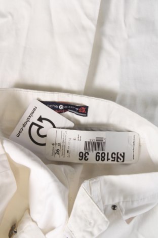 Γυναικείο παντελόνι Cache Cache, Μέγεθος S, Χρώμα Λευκό, Τιμή 13,17 €