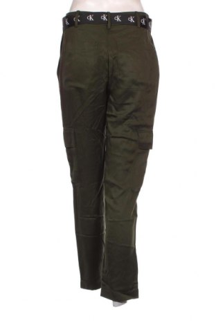 Дамски панталон Calvin Klein Jeans, Размер S, Цвят Зелен, Цена 70,20 лв.