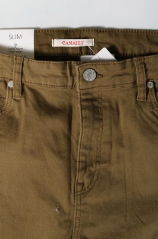Дамски панталон Camaieu, Размер L, Цвят Зелен, Цена 20,24 лв.