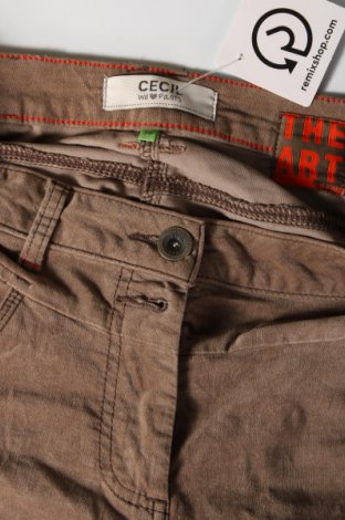 Pantaloni de femei Cecil, Mărime M, Culoare Bej, Preț 29,67 Lei