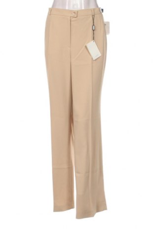 Pantaloni de femei Delmod, Mărime XL, Culoare Bej, Preț 63,37 Lei