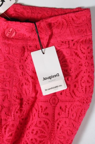 Γυναικείο παντελόνι Desigual, Μέγεθος XS, Χρώμα Ρόζ , Τιμή 80,41 €
