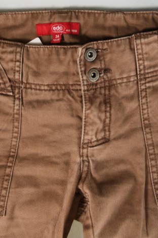 Дамски панталон Edc By Esprit, Размер M, Цвят Кафяв, Цена 22,14 лв.