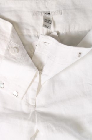 Damskie spodnie H&M, Rozmiar XS, Kolor Biały, Cena 67,41 zł