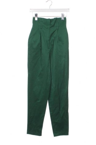 Дамски панталон H&M, Размер XS, Цвят Зелен, Цена 29,01 лв.