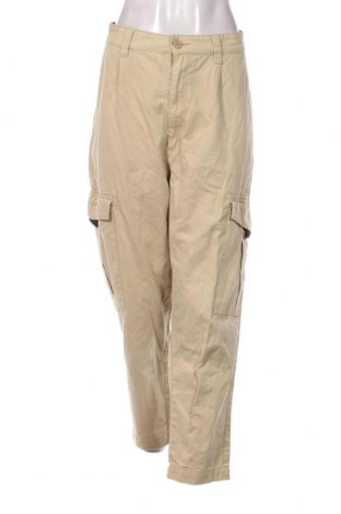 Дамски панталон H&M Divided, Размер XL, Цвят Бежов, Цена 29,00 лв.