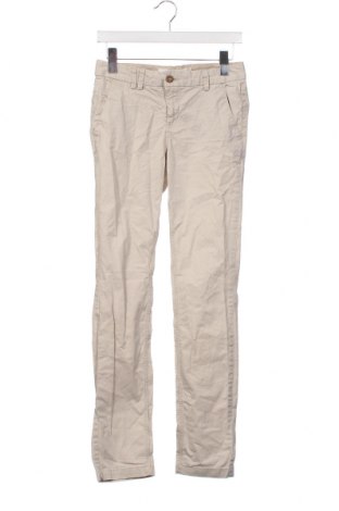 Дамски панталон H&M L.O.G.G., Размер XS, Цвят Екрю, Цена 10,44 лв.