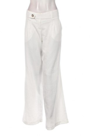 Pantaloni de femei Hfn, Mărime L, Culoare Alb, Preț 95,30 Lei