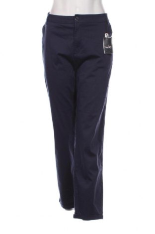 Γυναικείο παντελόνι Iwie, Μέγεθος XL, Χρώμα Μπλέ, Τιμή 14,23 €