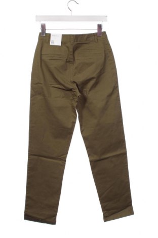 Дамски панталон Knowledge Cotton Apparel, Размер XS, Цвят Зелен, Цена 31,20 лв.