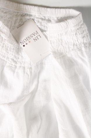 Дамски панталон Lin Passion, Размер M, Цвят Бял, Цена 62,40 лв.
