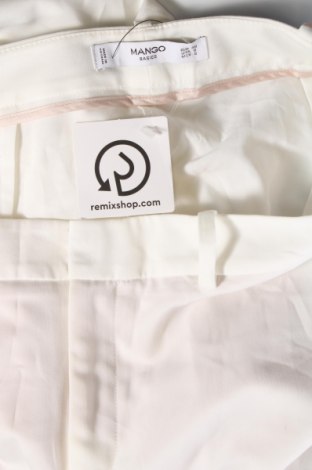 Γυναικείο παντελόνι Mango, Μέγεθος M, Χρώμα Λευκό, Τιμή 47,63 €