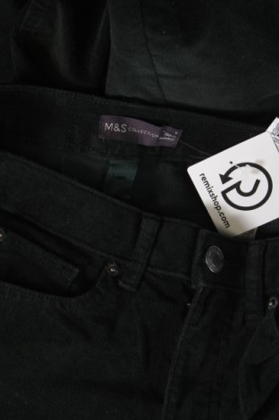 Дамски панталон Marks & Spencer, Размер XS, Цвят Зелен, Цена 13,80 лв.