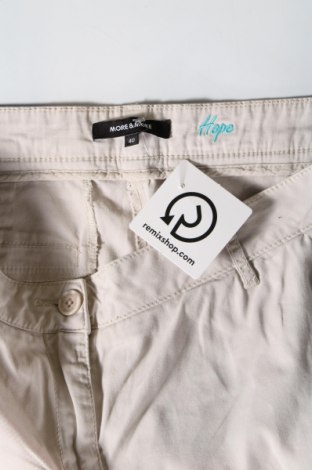 Дамски панталон More & More, Размер XL, Цвят Бежов, Цена 38,76 лв.