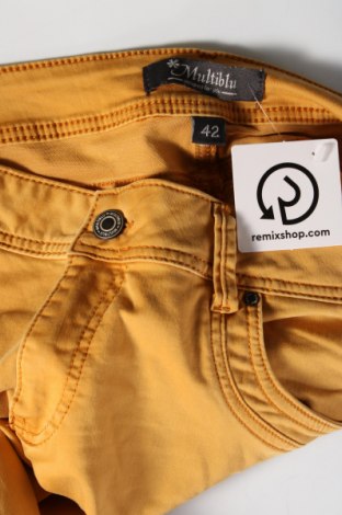 Дамски панталон Multiblu, Размер L, Цвят Жълт, Цена 10,15 лв.